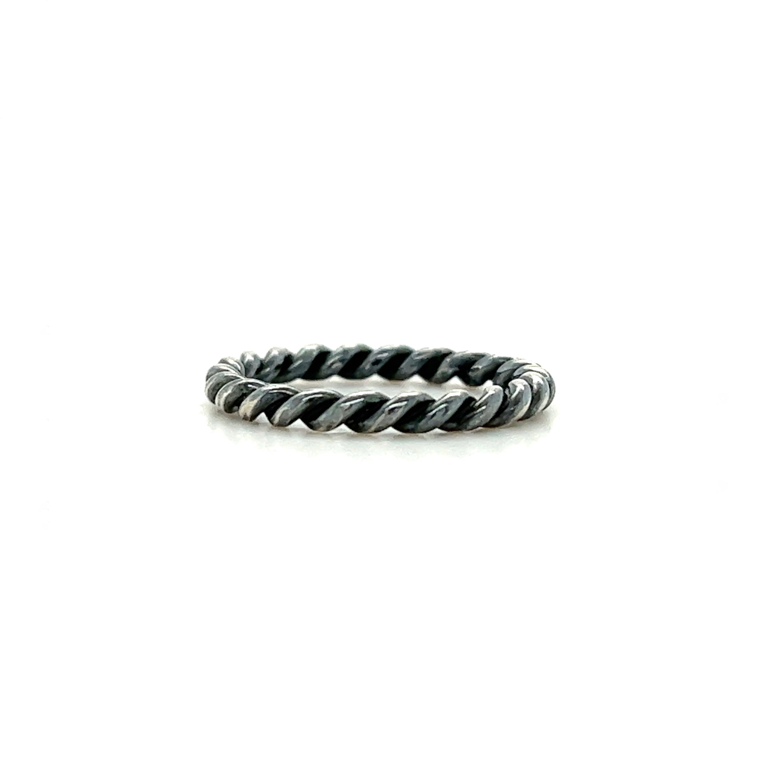 Getorste ring zilver